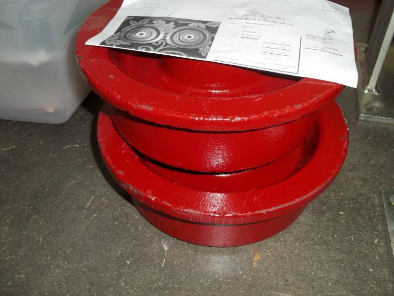 lot 247 image: Hamilton 050160 Industrial Wheel Set of 2, 8 Diameter
