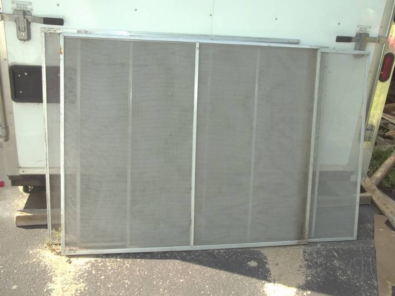 lot 281 image: 5 Window screens  48 x 58 with Aluminum Frame