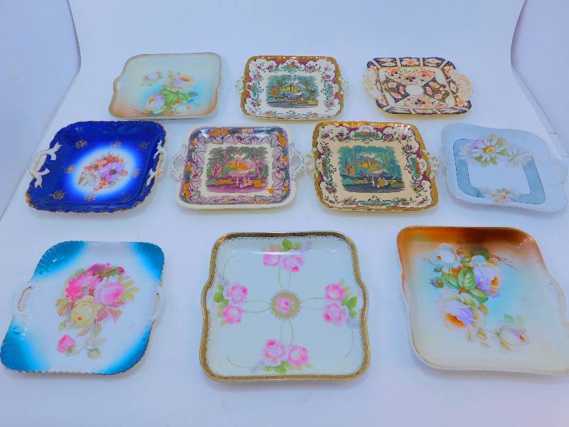 lot 34 image: Lot of Vintage (Leeds) Masons Ironstone Plates Plus Others