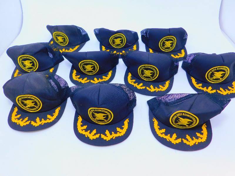 lot 46 image: Lot of (10) New NRA Caps
