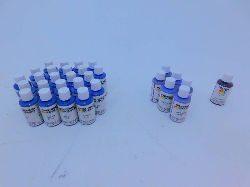 lot 48 image: Lot of .6 oz Containers of Different Colored Paint