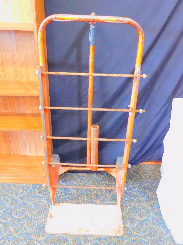 lot 57 image: 2-Wheel Wire Spool Caddy