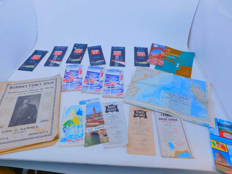 lot 94 image: Lot of Vintage Maps