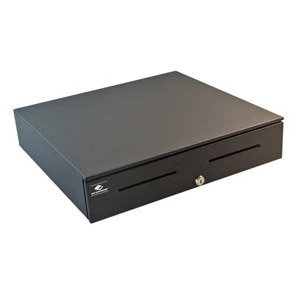 lot 30 image: APG Cash Drawer 4000 Series 1816 Cash Drawer - 5 Bill - 5 Coin - 2 Media Slot -  Black