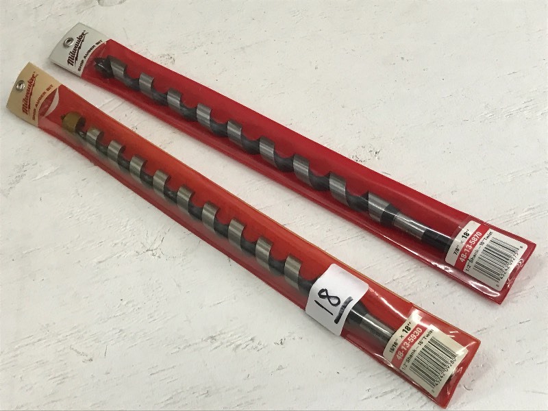 lot 18 image: (2) Milwaukee Bits