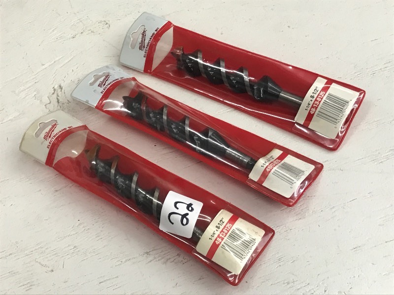 lot 22 image: (3) New Milwaukee Bits