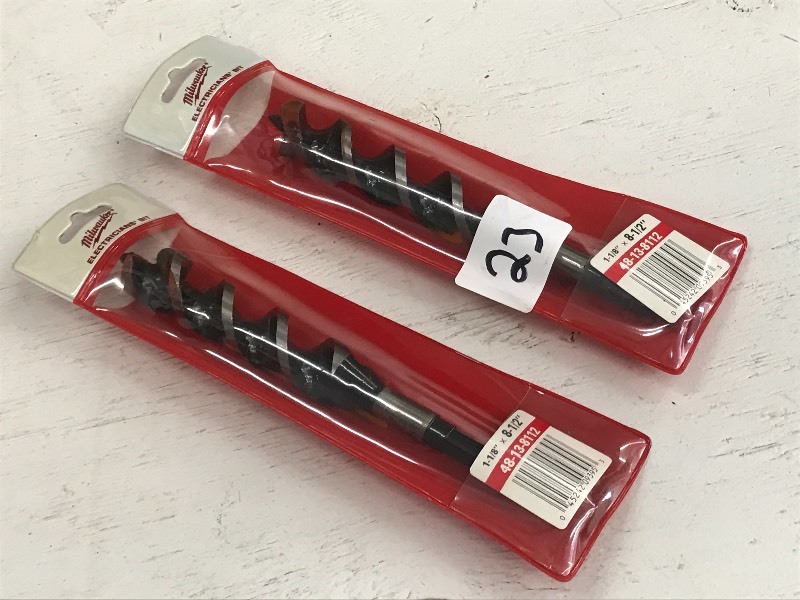 lot 23 image: (2) New Milwaukee Bits
