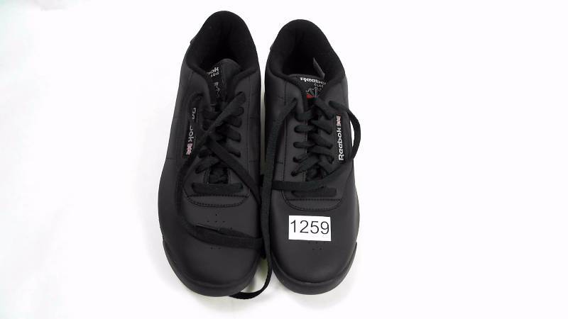lot 1259 image: Reebok Womens Princess Classic Athletic Shoe - Wide Black 11