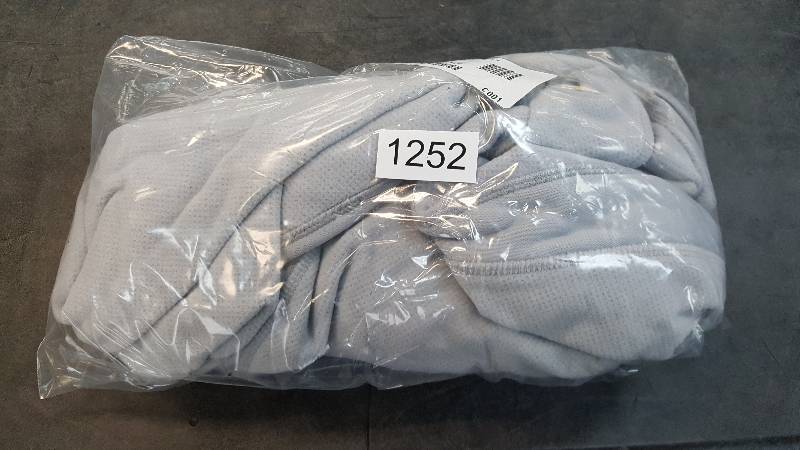 lot 1252 image: Womens CHAMPION WM TEXTURED FLEECE Zip Sweater Silver X Large