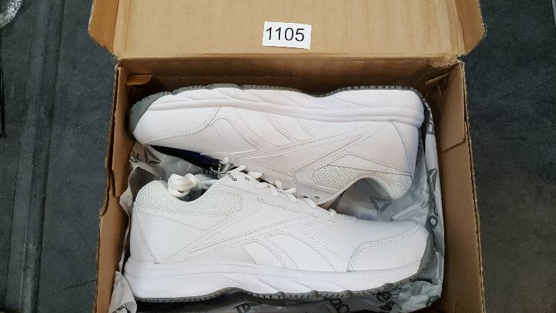 lot 1105 image: Reebok Mens Work N Cushion 2.0 Work Shoe  Shoes&nbspWhite size 8.5