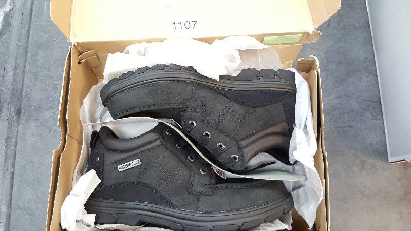 lot 1107 image: Skechers Mens Segment-Melego Waterproof Boot  Boots  Shoes&nbspBlack size 9