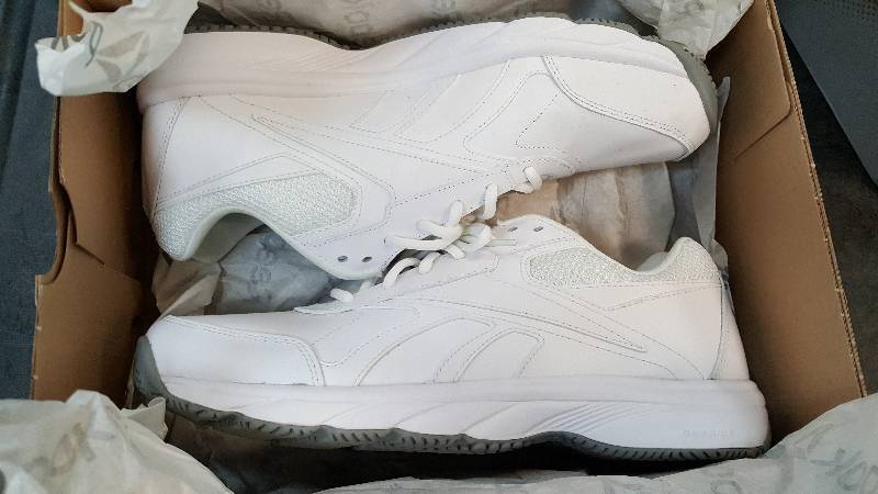 lot 1114 image: Reebok Mens Work N Cushion 2.0 Work Shoe  Shoes&nbspWhite size 11.5