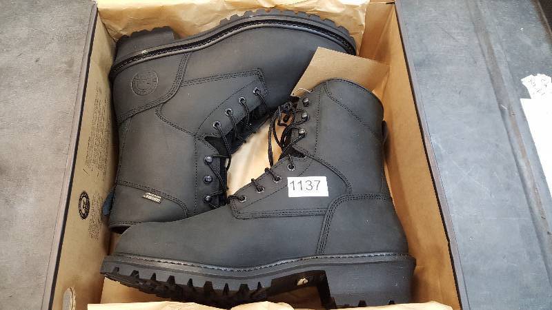 lot 1137 image: Irish Setter Mens Mesabi 8 Waterproof Steel-Toe Work Boot  Boots&nbspBlack size 11.5