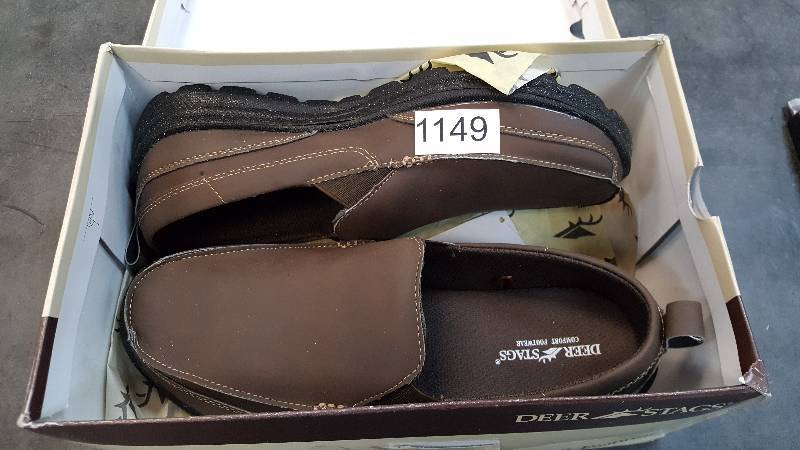 lot 1149 image: Deer Stags Boys Zesty Casual Slip-On Shoe  Shoes Brown size 7