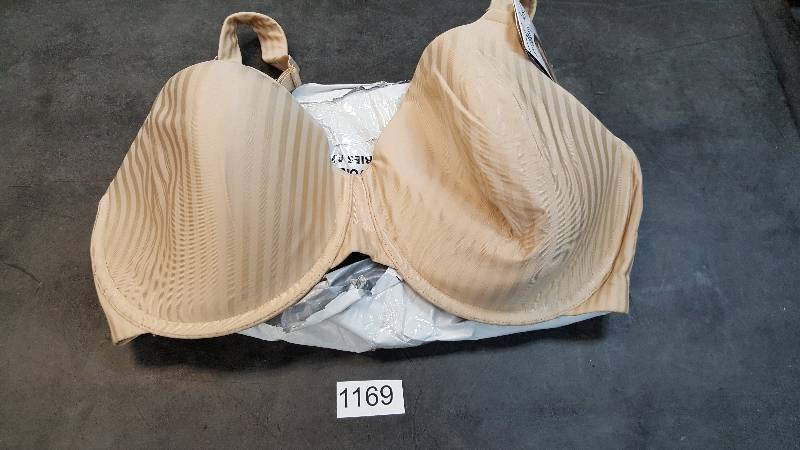 lot 1169 image: Playtex Secrets Perfectly Smooth Underwire Bra Nude 38 DD