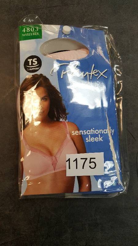 lot 1175 image: Womens Playtex 18 Hour Sensationally Sleek Wireless Bra Rose 38 D