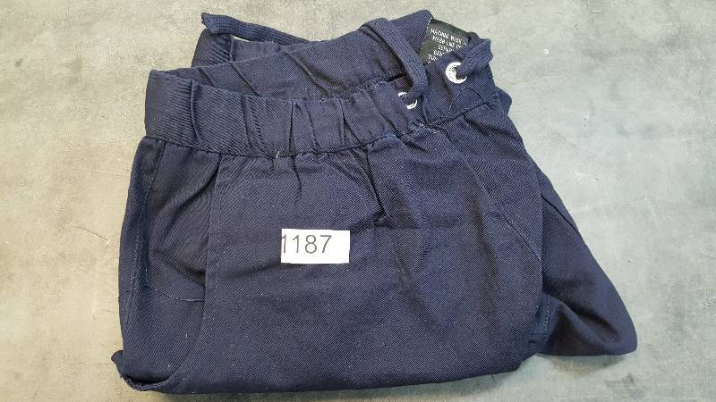 lot 1187 image: Galaxy By Harvic Mens Twill Jogger Pants Navy X Large