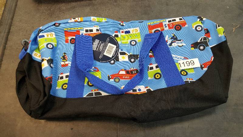 lot 1199 image: Wildkin Olive Kids Heroes Duffel Bag Blue