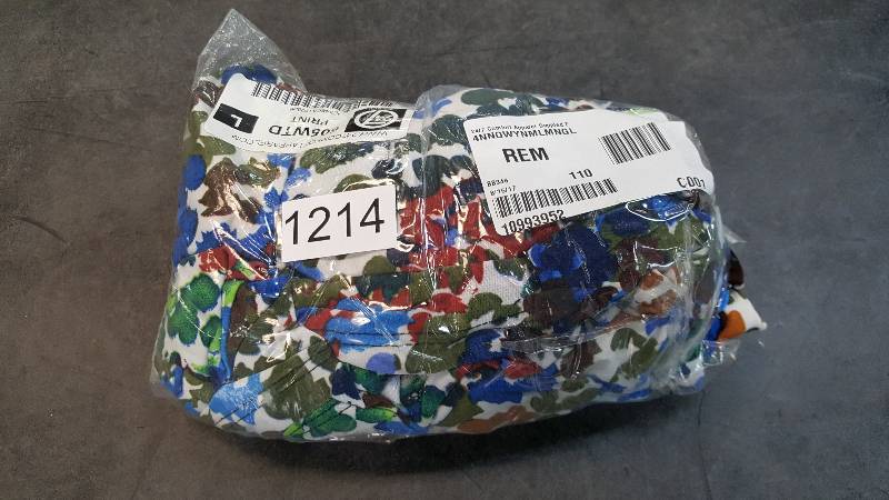 lot 1214 image: 247 Comfort Apparel Womens Dappled Florals Maxi Dress Multi L