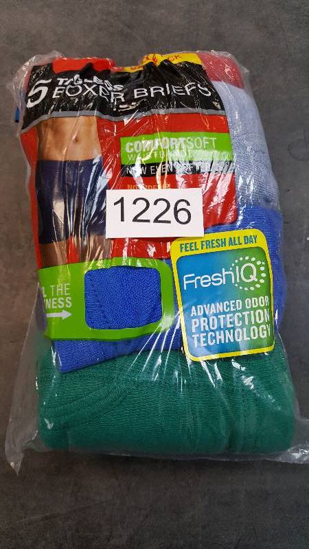 lot 1226 image: Mens Hanes ComfortSoft Boxer Briefs - 5-pk. Multi X-Large