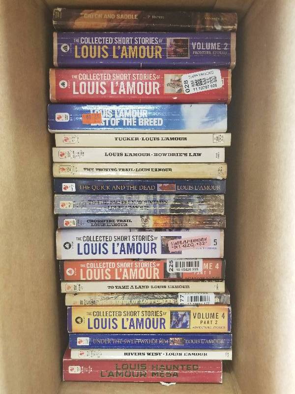 lot 82 image: Lot - Louis LAmour Western Books, etc