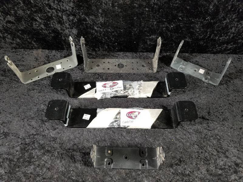 lot 44 image: Lot - Misc Marine Electronic Mount Brackers, Kickn Bass, etc