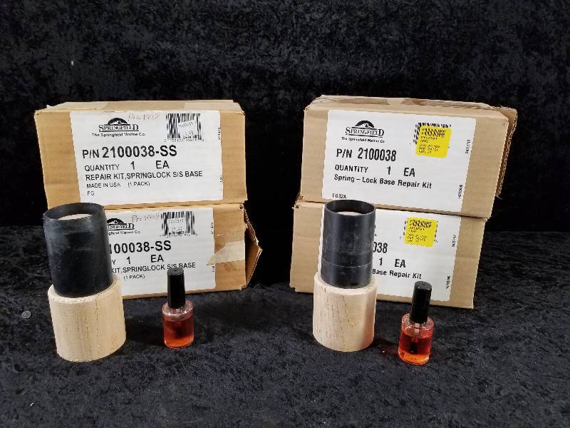 lot 47 image: Lot - Misc Springfield Springlock SS Base Seat Repair Kits