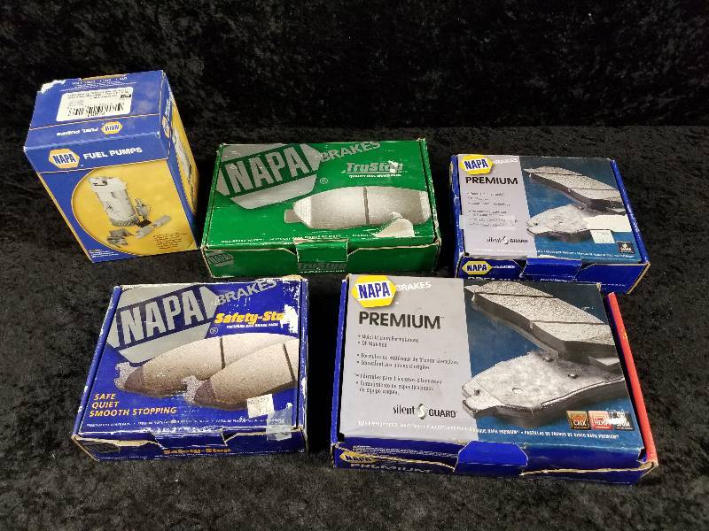 lot 48 image: Lot - NAPA Brake Pads & Fuel Pump, PN SS-7826, TS-7192-M, SS-7653-X, Fuel Pump PN P74019