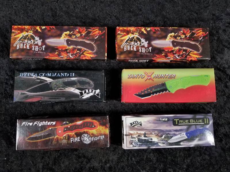 lot 73 image: Lot - Misc Pocket Knives, NIB