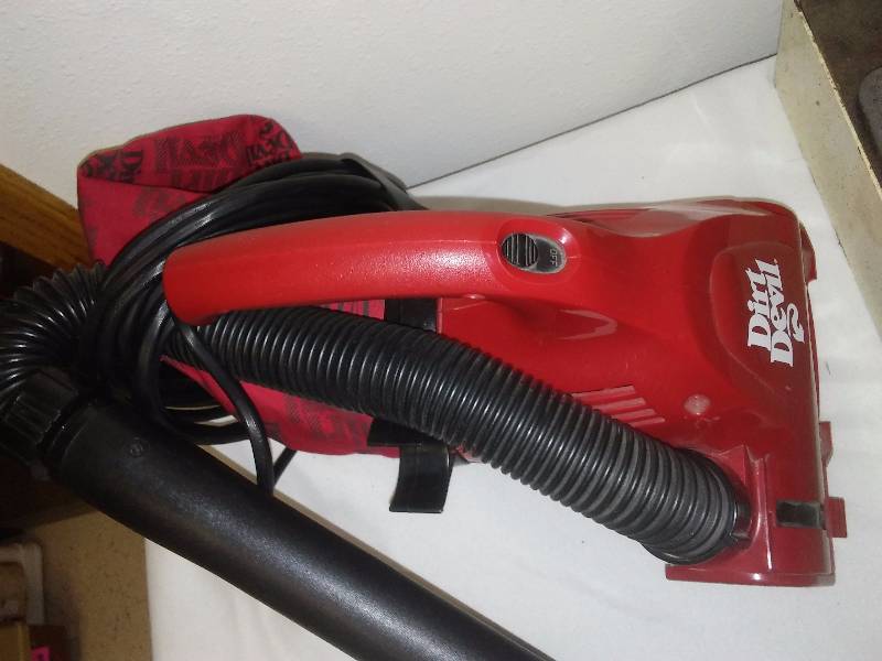 lot 57 image: Dirt Devil Hand Vac, Portable Propane Burner