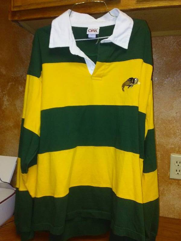 lot 94 image: NDSU BISON NCAA Rugby long sleeve shirt Large