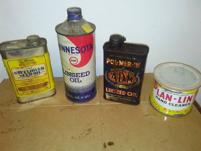 lot 5 image: Varity of Linseed and Safflower Oils and Hand Cleaner (new)