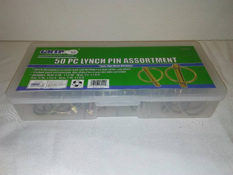 lot 15 image: Lynch Pin Assortment (50 pc.) New
