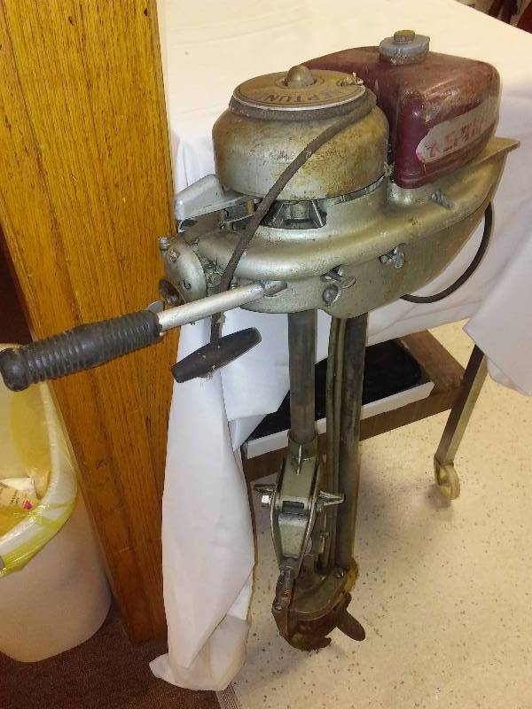 lot 21 image: Vintage Neptune Outboard Motor