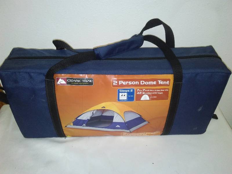 lot 26 image: Ozark Trail 2 person tent, 7 x7 ft., New