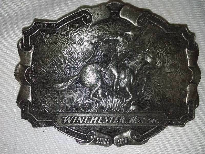 Winchester shop belt buckle