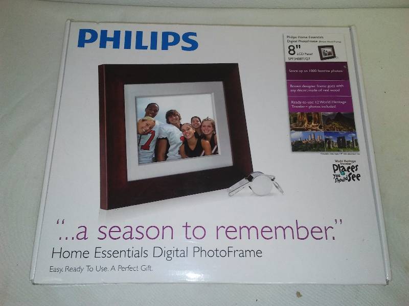 lot 114 image: Philips SPF3408T Photo Frame 8 43 Digital Frame