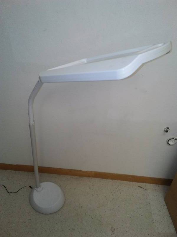 lot 117 image: Magnifying Floor Lamp - Working condition, Great Many Uses