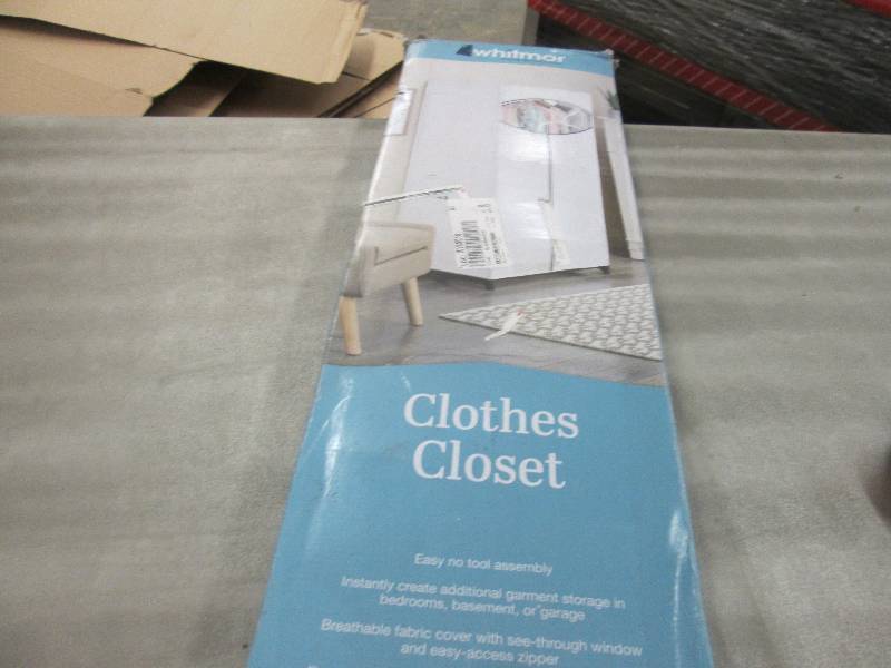 Whitmor 36 in. Wide White Clothes C...