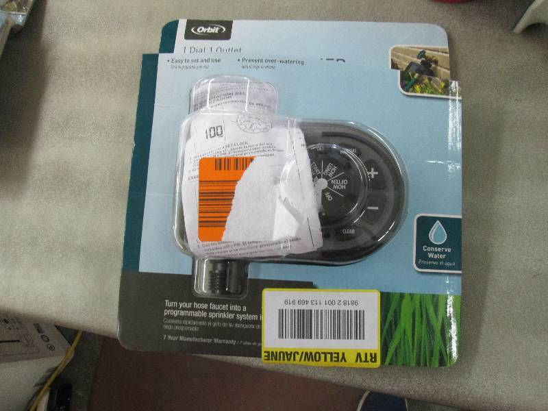 Orbit 1-Outlet Hose Faucet Timer op...