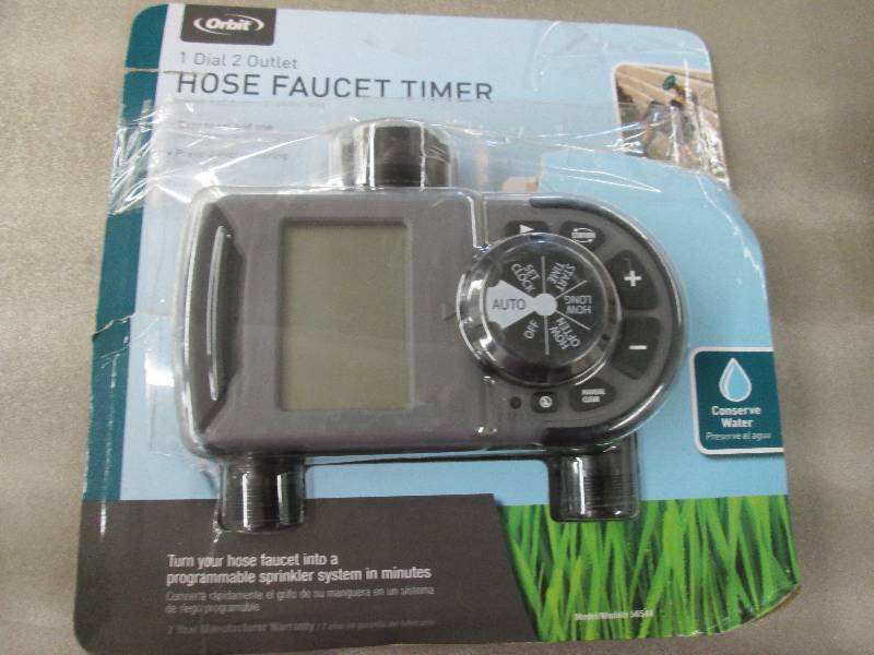 Orbit 2-Outlet Hose Faucet Timer op...