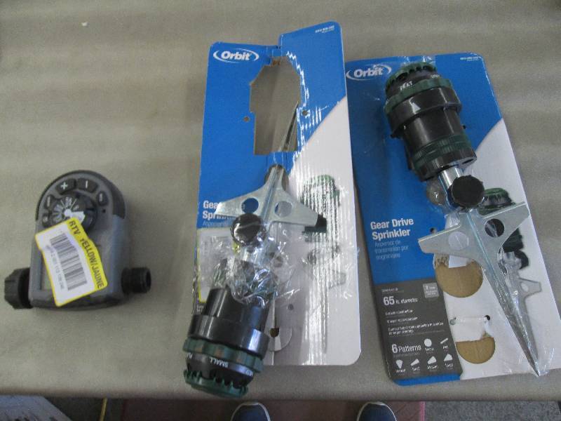 Lot of 2 Orbit Gear Drive Sprinkler...