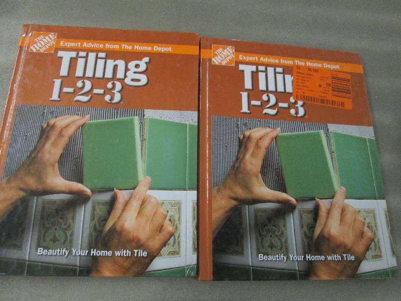 Lot of 2 Books, Tiling 1-2-3 Retail...