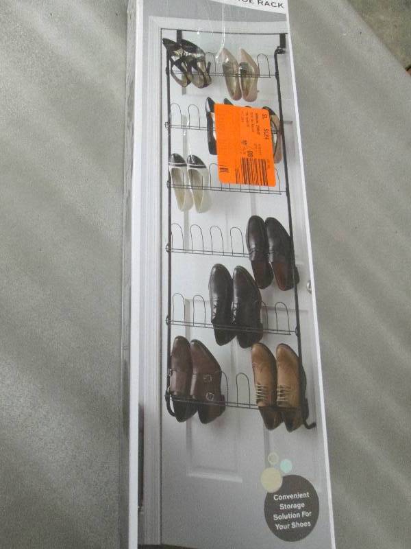 Over the Door Shoe Rack 18 pair cap...