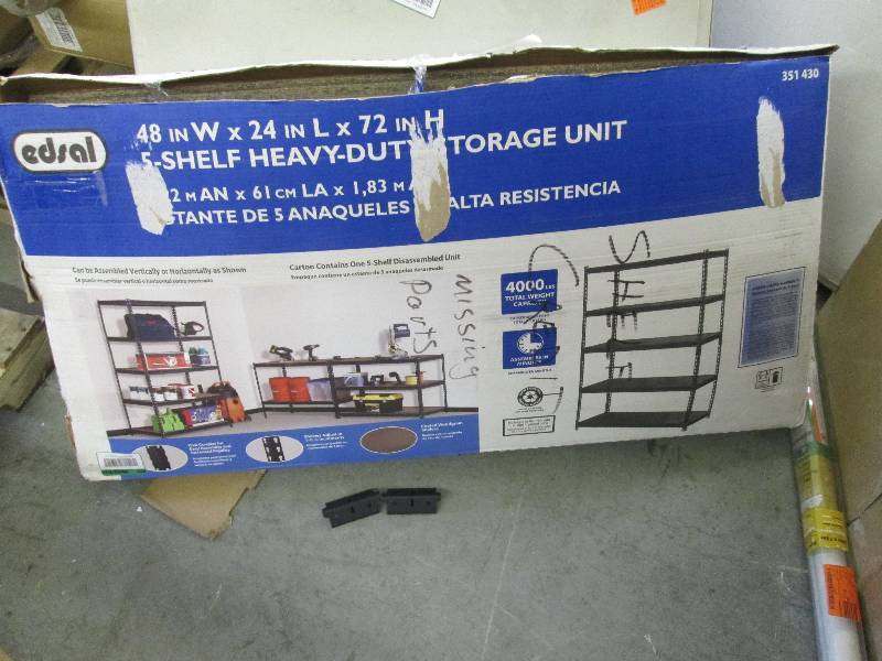 Edsal  72 in. H x 48 in. W x 24 in....