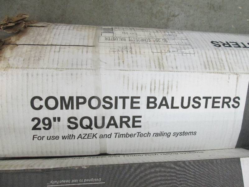 Lot of 2 Boxes of Composite Baluste...