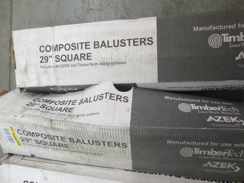 Lot of 2 Boxes of Composite Baluste...
