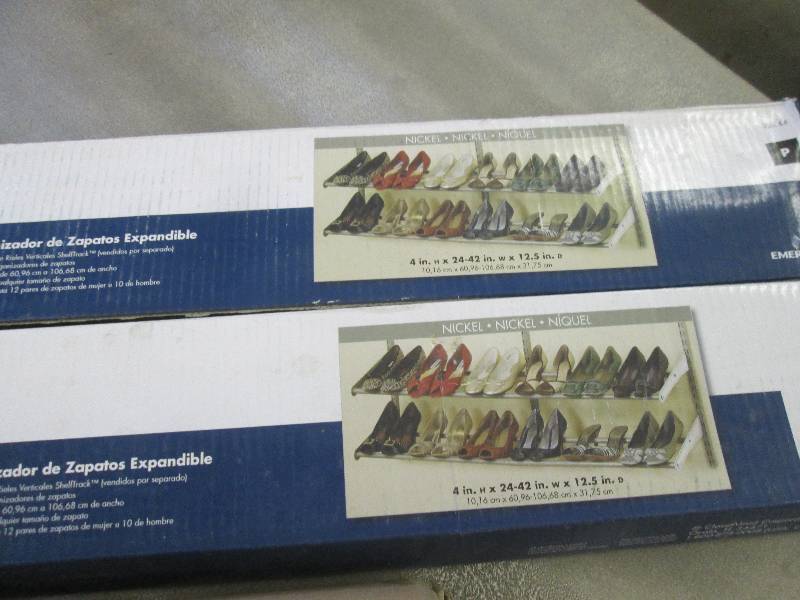 Lot of 2 ClosetMaid ShelfTrack 24 -...