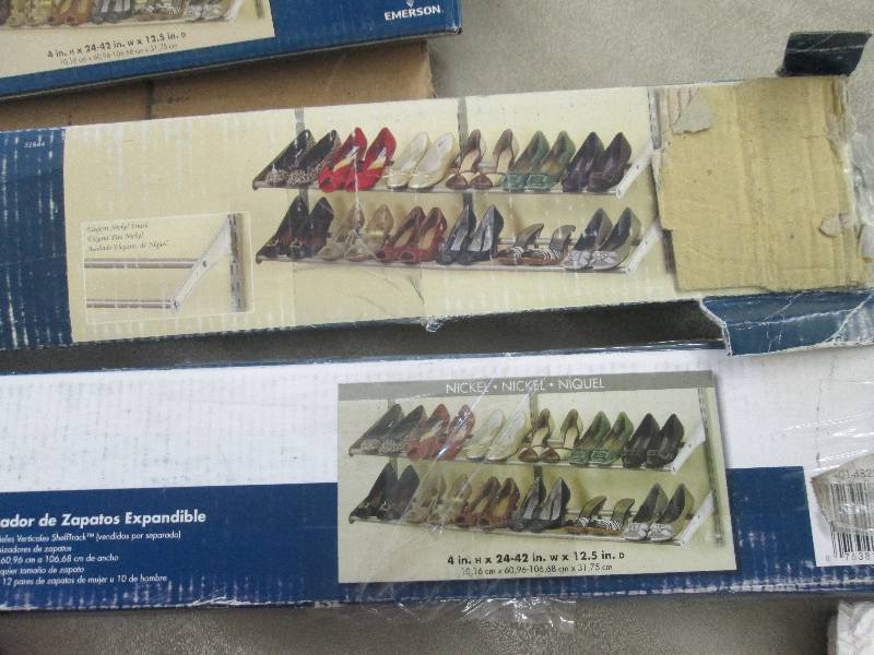 Lot of 2 ClosetMaid ShelfTrack 24 -...