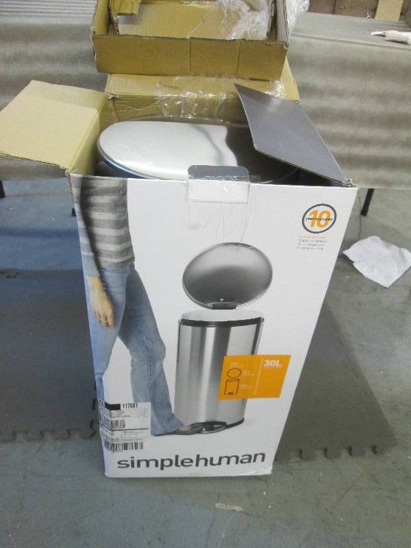 SimpleHuman 30-Liter Fingerprint-Pr...